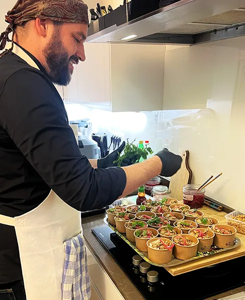 Maxime Coquet, chef à domicile et traiteur à Marseille